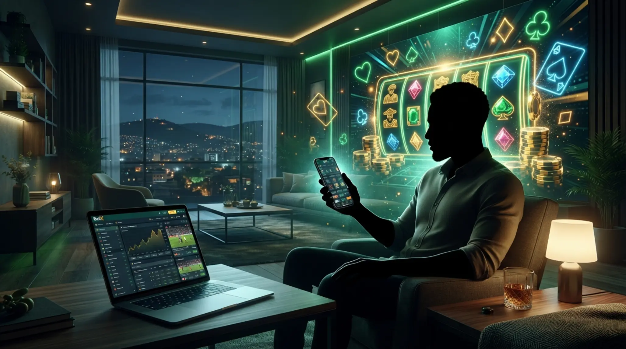 BetX themed hero banner with gaming symbols and Ethiopian mobile player context